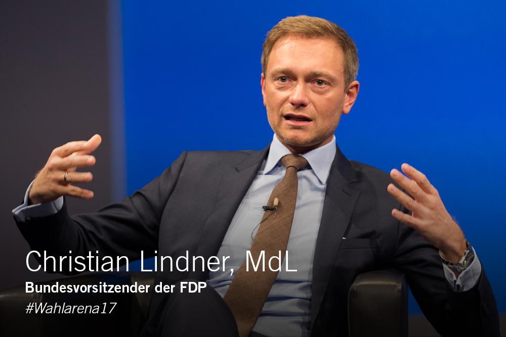 Bundesvorsitzender der FDP, Christian Lindner, MdB